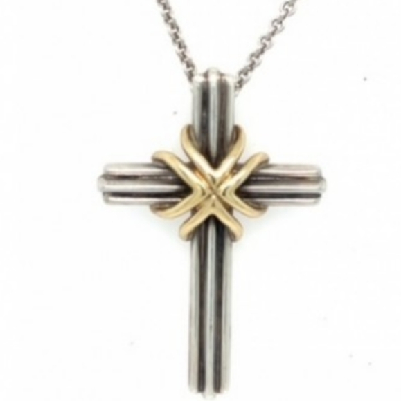 18K Men's Tiffany & Co. Sterling Silver Signature - Picture 4 of 4